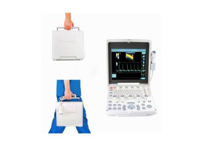 China Portable Color Doppler Ultrasound Scanner With 12.1 Inch Screen 2.5-10 MHz Multi-Frequency Probe for sale
