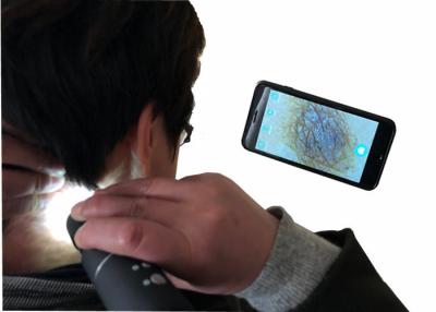 China Lupa video inalámbrica portátil de la piel y del pelo del otoscopio de Digitaces del microscopio de la conexión de WIFI en venta
