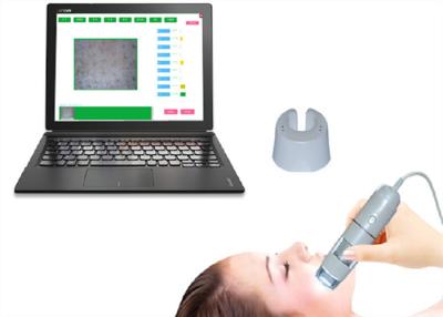 China Analizador inteligente facial video elegante de la piel de la humedad HD de la cámara de la piel de Dermatoscope en venta