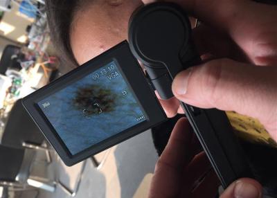 China Inspector video de la superficie de la piel del analizador USB de la piel de Digitaces del microscopio de Dermatoscope con el monitor de 3 pulgadas en venta