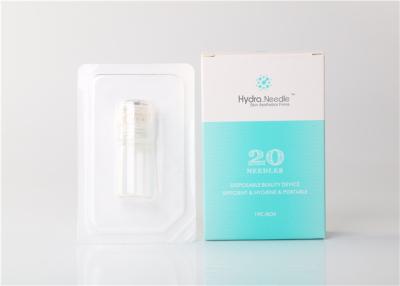 China Hydra Derma Roller Stamp Needle 20 Microneedling Get Serums Into Skin Gold Titanium for sale