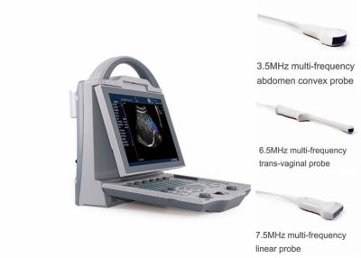 China Portable Pregnancy Ultrasound Scanner with Abdominal Convex Transvaginal Transducers for sale