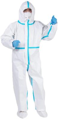 China Protective Nonwoven Full Body Disposable Coveralls for sale