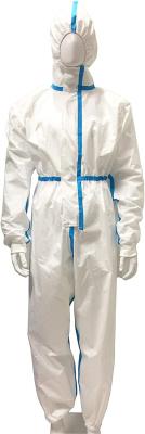 China Anti Dust Ventilation Non Porous White Disposable Suit for sale