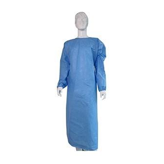 China SMS Nonwoven Fabrics Blue Disposable Gowns Dental for sale