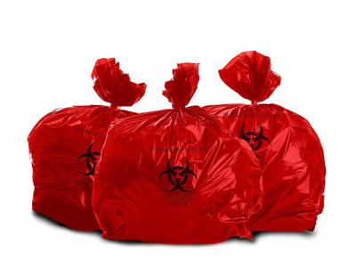 China Bulk Heavy Duty PPE Autoclavable Biohazard Bags for sale