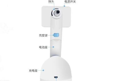 Chine Otoscope visuel tenu dans la main de Digital avec le diamètre de la mini USB connexion du lense 0.5cm 8 heures de fonctionnement de Continouns à vendre