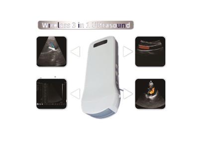 China Digital Wireless Handheld Ultrasound Scanner Wifi Connection Cardiac Linear Convex 3 IN 1 Wireless Charging 6 Languages for sale