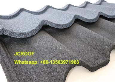China 0.38 mm Roman Tile Corrugated Sheet Metal Panels With Long Life for sale