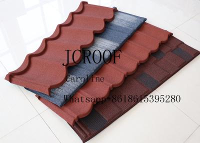 China Wind resistance galvanized Stone Coated Roofing Tiles for Middel East for sale