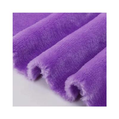 China 500meters Min Order Recycled 100% Polyester Flannel Fleece Fabric with in Plain Style for sale