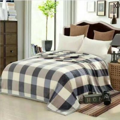 China Super Soft Flannel Full 100% Polyester 80 Baby Blanket Swaddling in Any PANTONE Color for sale