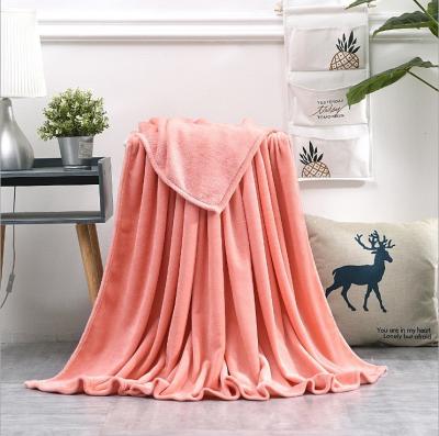 China Anti-Static Super Soft MINI SIZE Microfiber Flannel Fleece Throw Blanket for Babies for sale