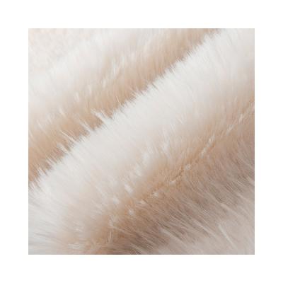 China Custom Colors 100% Polyester Faux Fur Fabric for Lady's Coat Garments High Density for sale