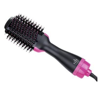 China Cerda de nylon 3 do ar quente em 1 escova de cabelo iônica para mulheres à venda