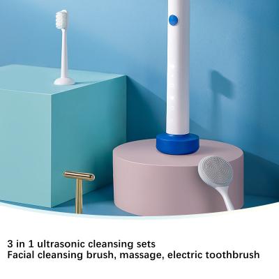 China 2W Massage Ultrasonic Electric Toothbrush Sets For Home Use for sale
