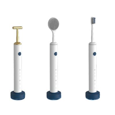 China 3 In 1 Facial Cleansing Sets Ultrasonic Electric Toothbrush for sale