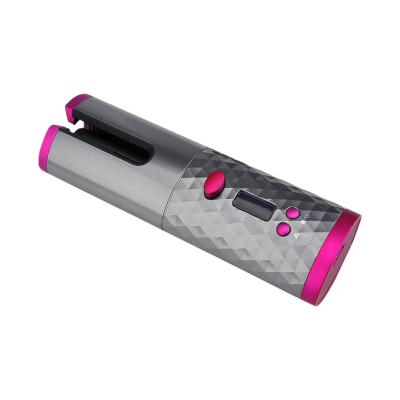 China Auto Magic Rotating Cordless Rechargeable Hair Curler for sale