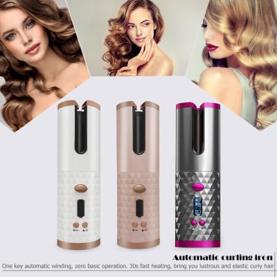 China 34W Rechargeable Travel Cordless Magic Hair Curler for sale