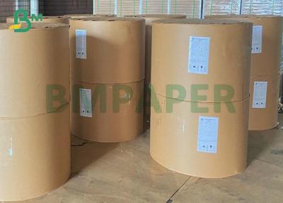 China High Tensile Strength Dark Brown Color Extensible Kraft Paper Roll With 102cm Width en venta