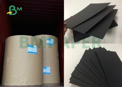 China Cartões superiores do preto do sólido da qualidade de A4 A5 300gsm 350gsm para as tampas do álbum à venda