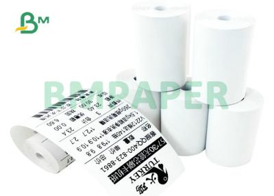 China Virgin Pulp 48GSM 55GSM Cash Register Thermal Paper Roll For POS Printer for sale