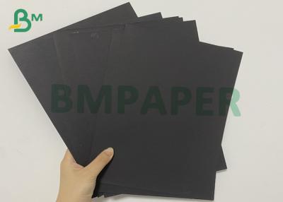 China 110 - 200gsm Black Card Paper Printing Business Card Notebook Cover for sale