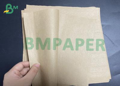 China 40Gsm 37mm X 3000m Bleached Kraft Pulp Paper For Brown Packaging for sale
