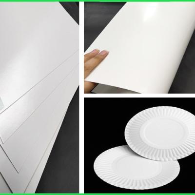 China FDA & SGS 300g Approved PE Coated Paper White FBB Board For Paper Plates for sale