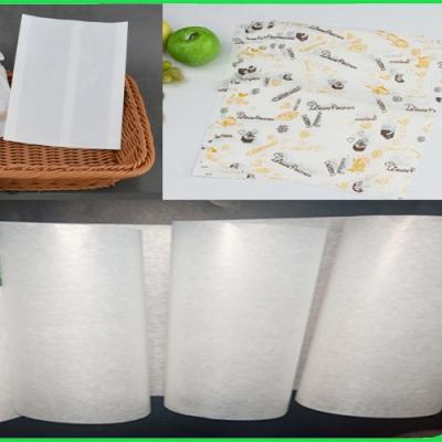 China 35gsm High Temperature And Heat Resistant FDA MG White Kraft Paper For Fast Food for sale