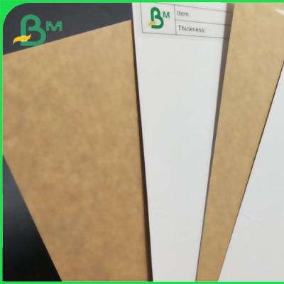 China 225g 325g White Coated Kraft Back Paper Food Grade Fast Food Box Material for sale