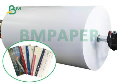 China Blank White C2S Thermal Coated Paper Board For Printing Airline Tickets for sale
