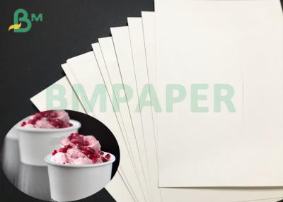 China 15g PE Coated 150grs To 330grs White Cardboard For Ice Cream Cup Carton for sale
