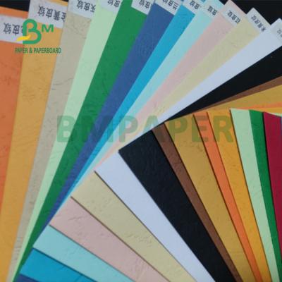 China 180gsm 230gsm Uncoated Embossed Color Cover Paper For Binding 70 x 100cm for sale