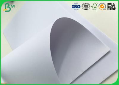 China 100% Virgin Pulp Glossy Coated Paper 53 Gsm / 55gsm For Magazine Instruction Manuals for sale