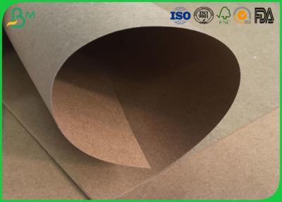 China Water Resistant / Waterproof Brown Kraft Paper Roll 200gsm 250gsm For Packaging Box for sale
