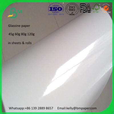 China 125g 165g 185g 225g cast coated high glossy paper rolls on sale à venda