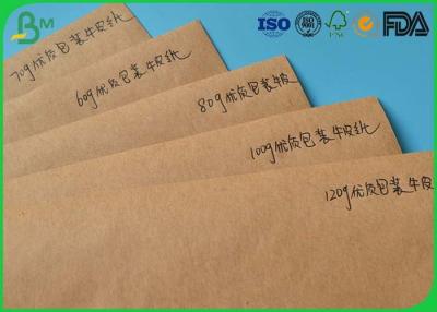 China 100% Wood Pulp Brown Kraft Liner Paper 35 Gsm - 100gsm For Paper Bag Free Samples for sale
