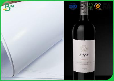 China High Whiteness Jumbo Roll Paper Smooth Surface 80gsm 85gsm 90gsm For Wine Labels for sale