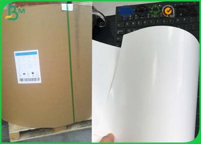 China Jumbo Roll One Side Coated Ivory Board , 230gsm 250gsm C1S Ivory Board for sale