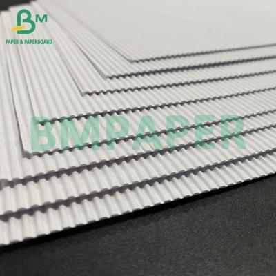 China Stable Wide Applicability Two Layers Of White F Flute Paper 1mm For Cosmetic Products Packing for sale
