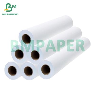 China 80grs Inkjet Roll Premium Bond Paper 36inch x 50 For Wide Format Printing for sale