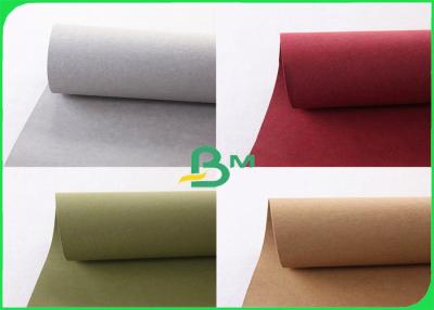 China papel de Kraft lavable de los colores del papel de Kraft del grueso de 0.55m m 30 Rolls para la mochila en venta