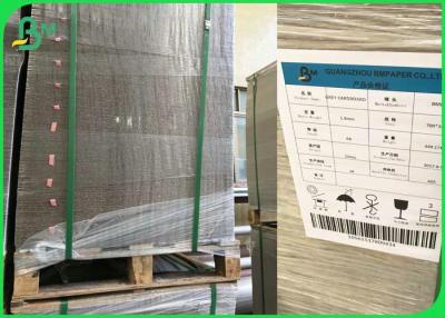 China 0.7mm - 3mm Grey Board Paper 550gsm - 2500gsm For Dry Mounting for sale