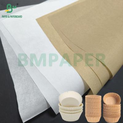 China Brown White Cupcake Liners Paper Muffin Cup Cupcake Paper For Cake for sale