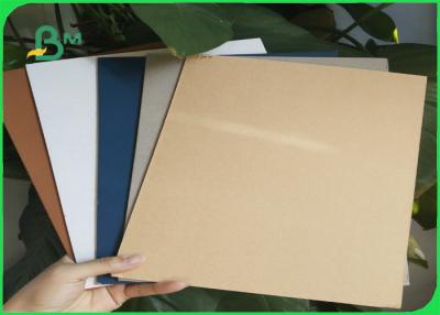 China Hard Stiff Large Grey Chipboard Sheets / Grey Board Paper For Gift Box for sale