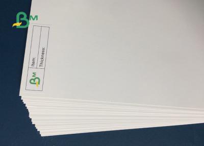 China 350gsm Seite der Stärke-eins beschichtete weißes Brett-Papier 787mm x 1092mm für Namen-Karte zu verkaufen