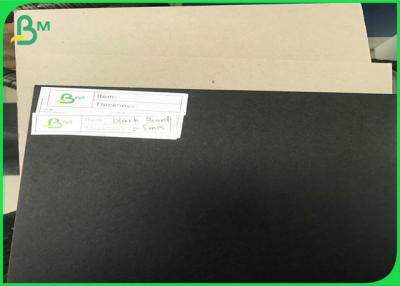 China Grey Black Card board 150gsm 250gsm 300gsm 350gsm 450gsm 1.5mm to 3.0mm Black Carton Gris for sale