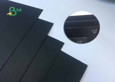China el tamaño negro del doble del tablero de papel de 350gsm 400gsm 450gsm Thinckness cubrió en venta
