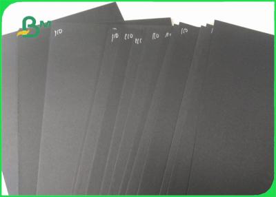 China 150g 180g Virgin Double side Black Cardboard for Storage Box Making for sale
